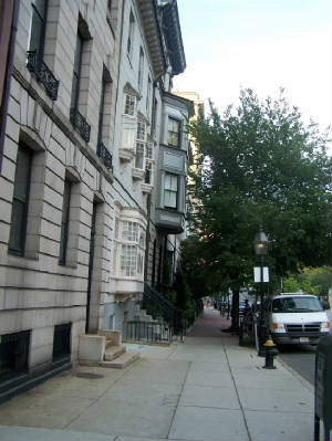 Beacon Hill, down the street from Cheers